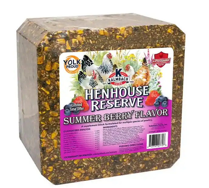 Kalmbach Summer Berry Henhouse Reserve® Block Treat 20lbs
