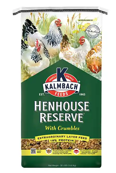 Kalmbach Henhouse Reserve® with Crumbles Poultry Feed 30lbs