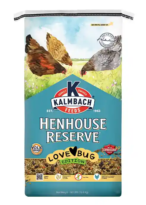 Kalmbach Henhouse Reserve Love Bug Poultry Feed 30lbs