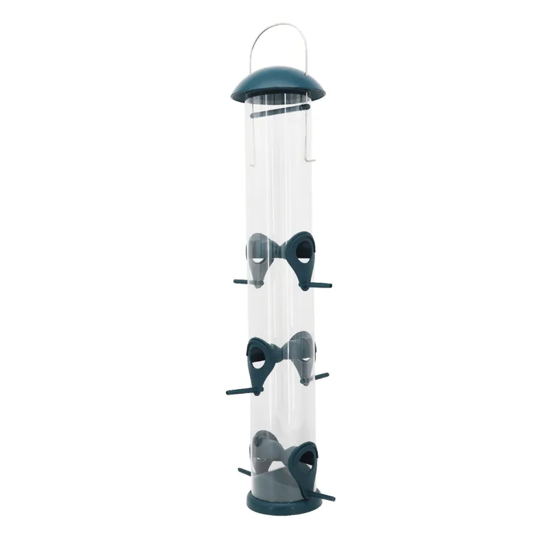 Centurion Large Clear-View Tube Bird Feeder, 6 port