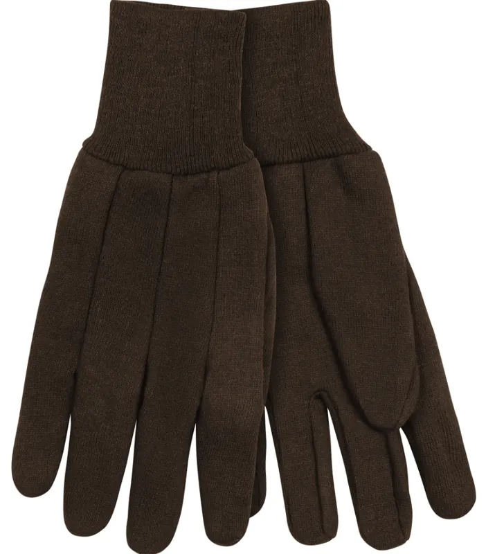 Kinco 8 oz Brown Jersey Gloves - 1 Pair