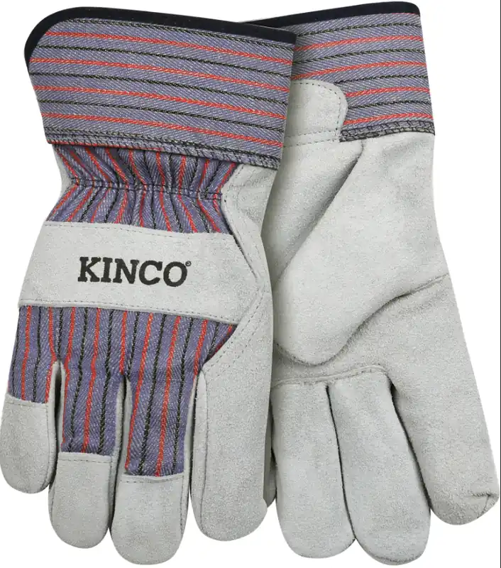 Kinco Suede Cowhide Palm with Safety Cuff Gloves - 1 Pair