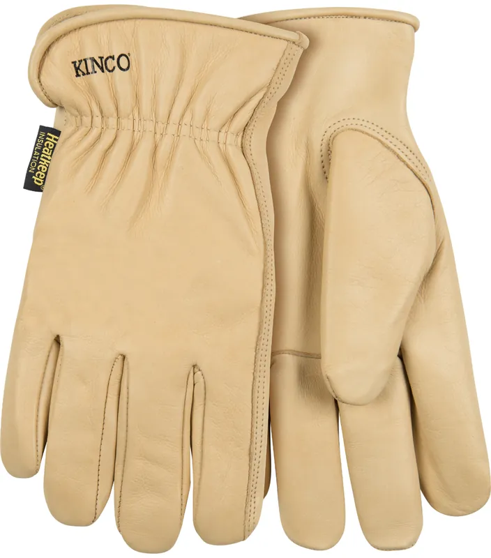 Kinco Lined Grain Cowhide Driver Gloves