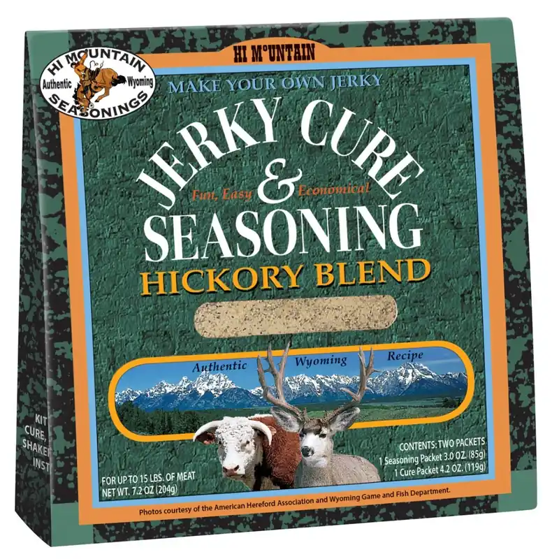 Hi Mountain Seasonings Hickory Blend Jerky Cure Seasoning Kit 7.2oz