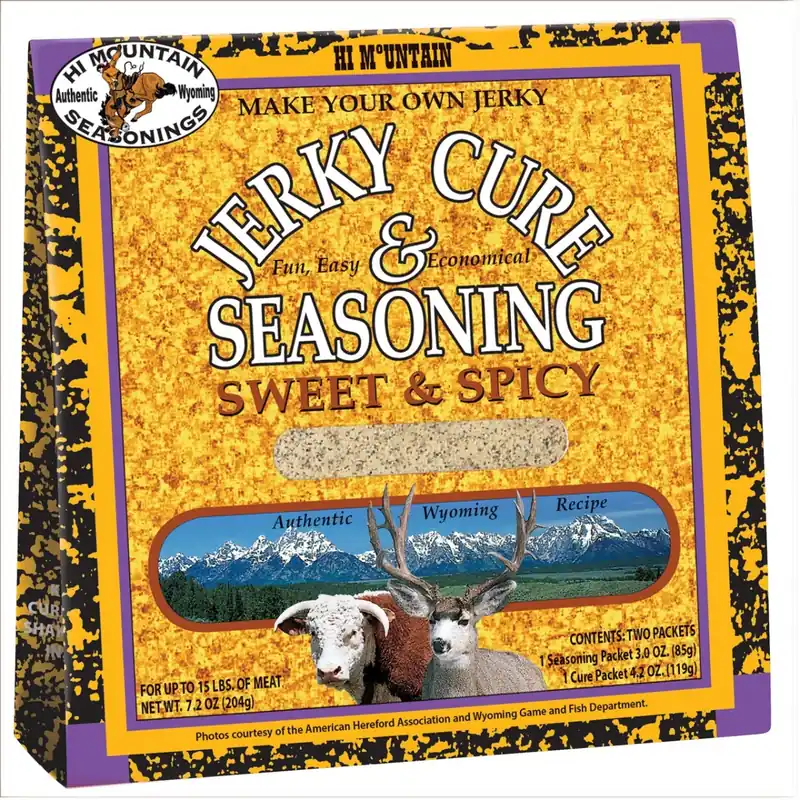 Hi Mountain Seasonings Sweet & Spicy Blend Jerky Cure Seasoning Kit 7.2oz