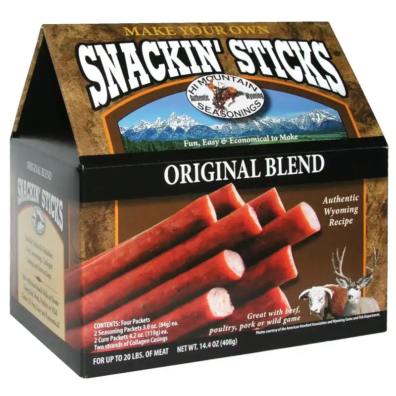 Hi Mountain Seasonings Original Snackin‘ Stick Seasoning Kit 14.4oz
