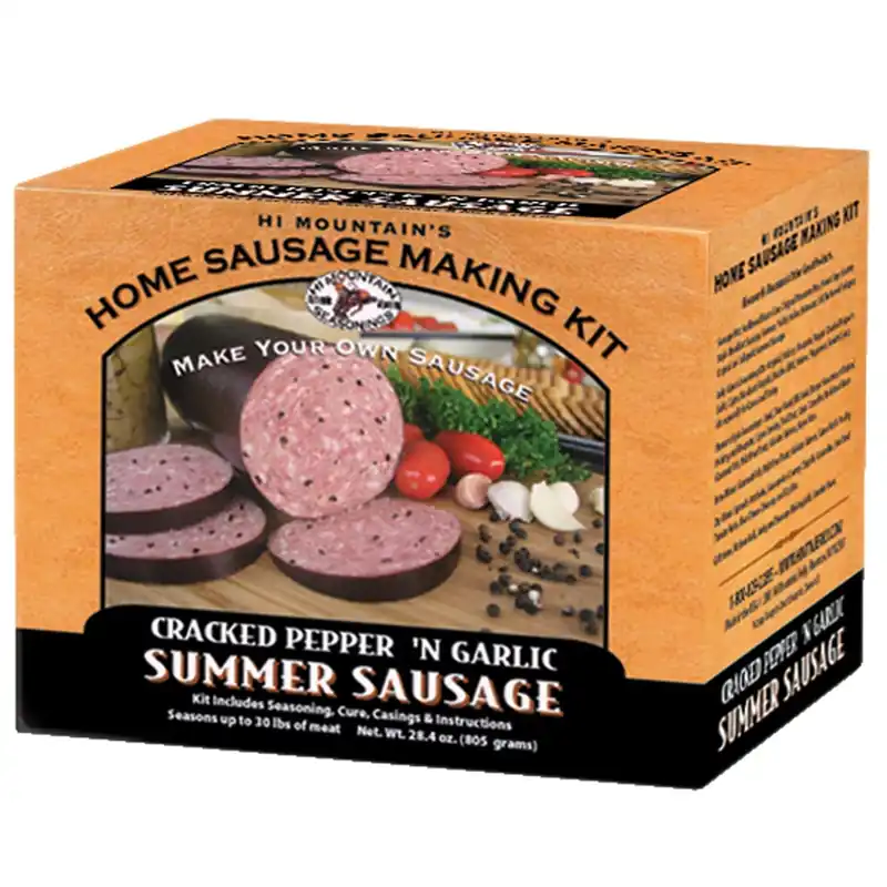 Hi Mountain Seasonings Cracked Pepper ‘n Garlic Summer Sausage Seasoning Kit 2.5lbs