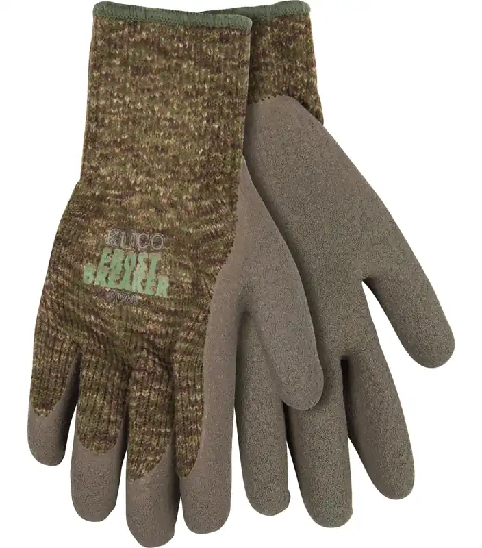 Kinco Frost Breaker® Camo Thermal Knit Shell & Latex Palm Gloves