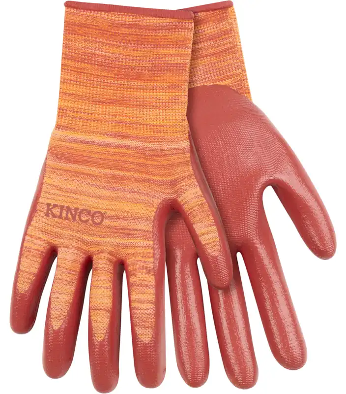 Kinco Women’s Polyester Knit Shell & Nitrile Palm Gloves