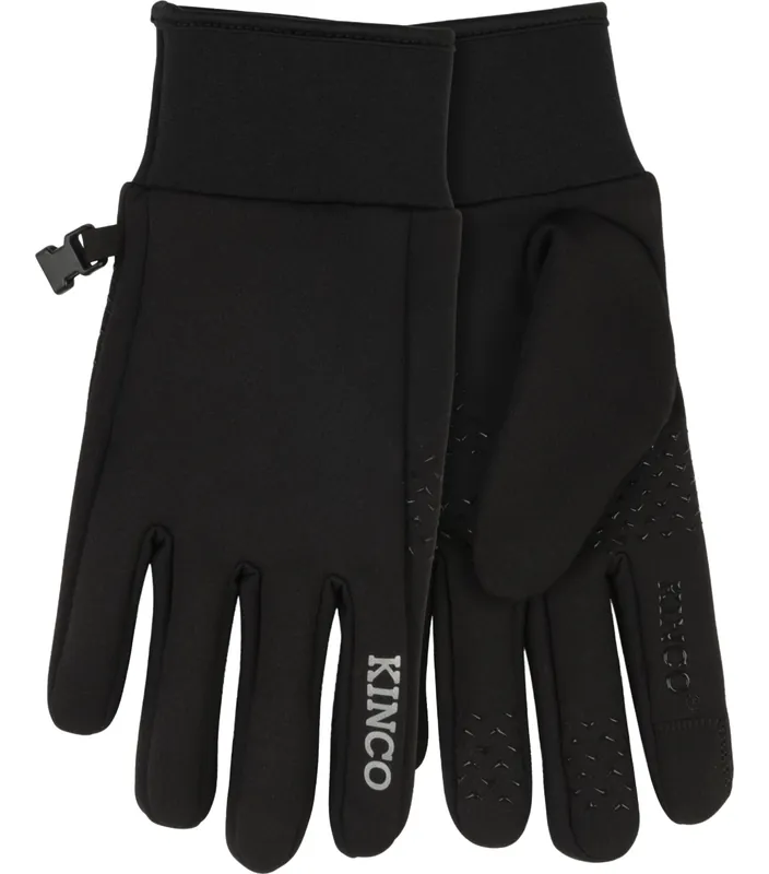 Kinco Lightweight Softstretch Fleece Gloves - Black