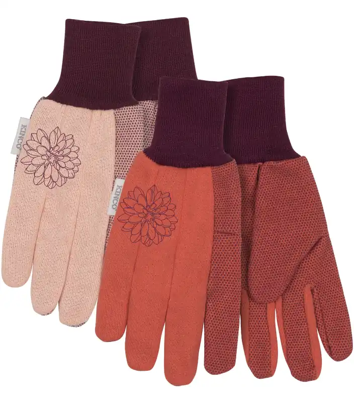 Kinco Women’s 8 oz Jersey with Mini PVC Dots Gloves - Assorted - One Size