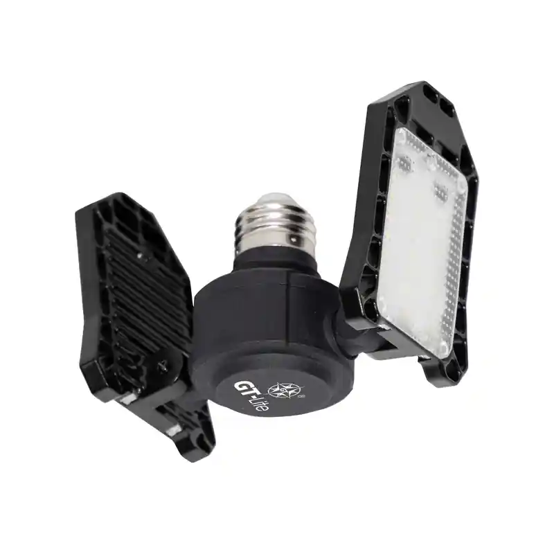LED Garage Light 30-Watt 3000 Lumen, Adjustable 2-Panel Bulb, 150-Watt Equivalent, 5000K Daylight, E26