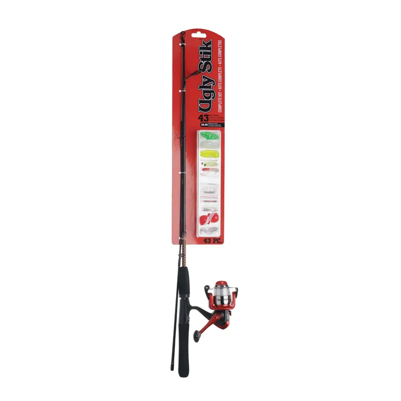 Ugly Stik Complete Spinning Kit Fishing Combo