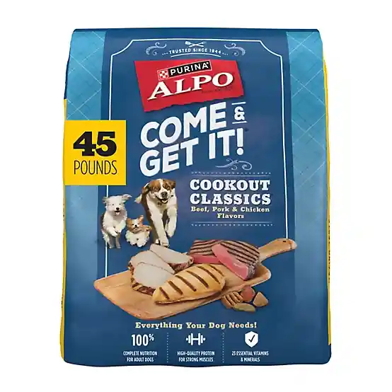 Alpo Come and Get It Cookout Classics Dry Dog Food 45lbs