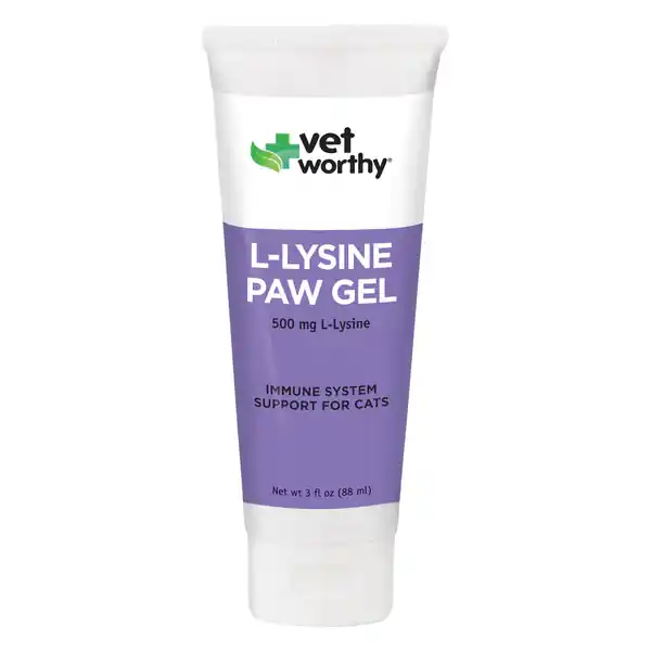 Vet Worthy L-Lysine Paw Gel for Cats - 3oz