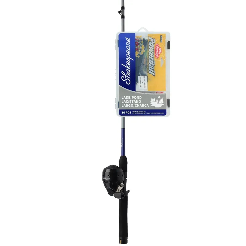 Shakespeare Catch More Fish Lake Pond Spincast 5‘6" Medium - Grey