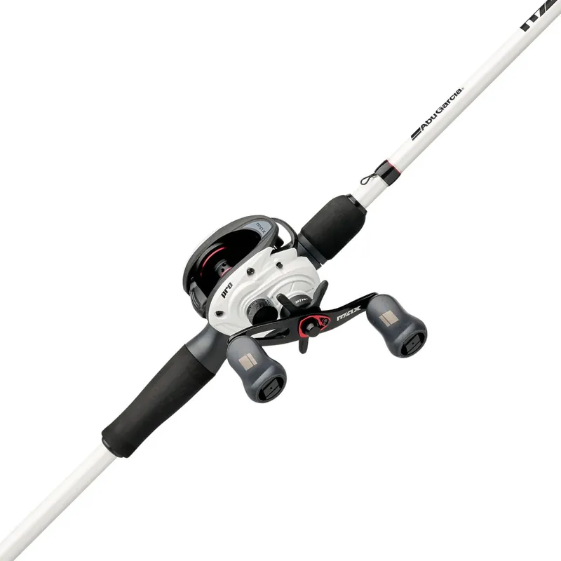 Abu Garcia Max Pro Baitcast Combo 7‘ Medium Heavy Reel - Handle Position Right
