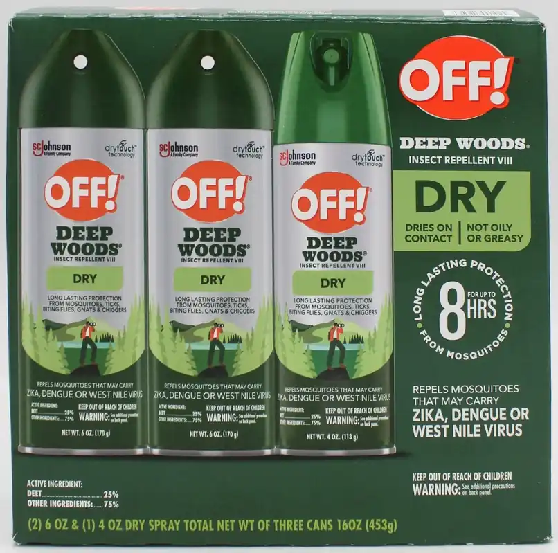 OFF! Deep Woods Insect Repellent, 9 oz, Pack of 3