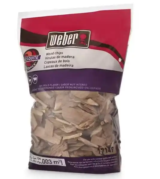 Weber 17149 Mesquite Wood Chips 192 cu. in. (0.003 m³) bag