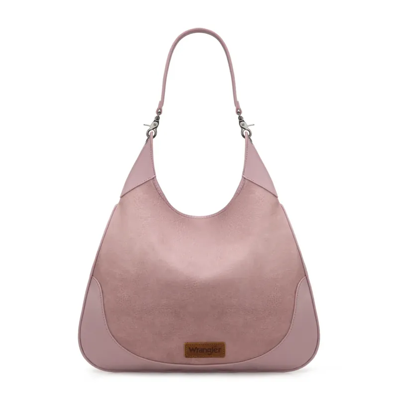 Montana West Wrangler Hobo Bag/Crossbody Bag - Dark Pink