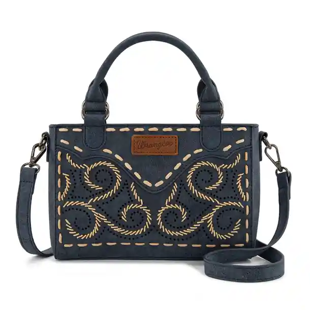 Montana West WG337-2003 Wrangler Embroidered Swirl Mini Satchel/ Crossbody