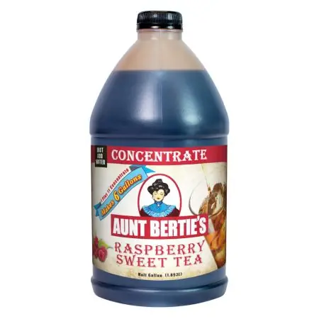 Aunt Bertie‘s Concentrated Sweet Raspberry Iced Tea Half Gallon