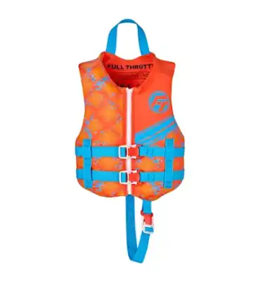Full Throttle Rapid-Dry Life Jacket - Child (33-55 lbs) - Blue/Orange