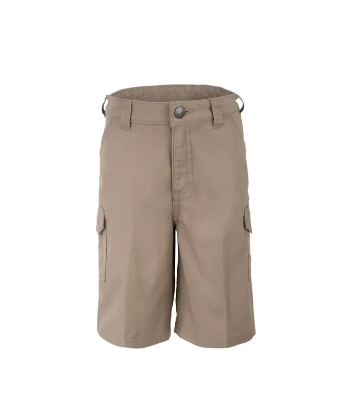 Noble Outfitters Kid‘s The Best Darn Canvas Cargo Shorts - Khaki