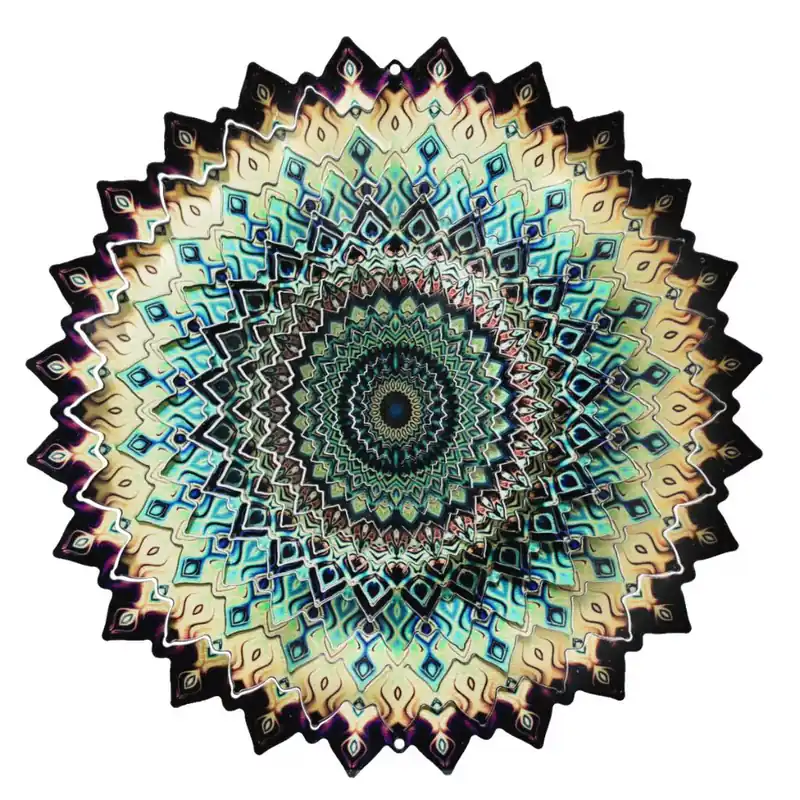 Spinfinity Designs 177 Earth Mandala 12" Wind Spinner