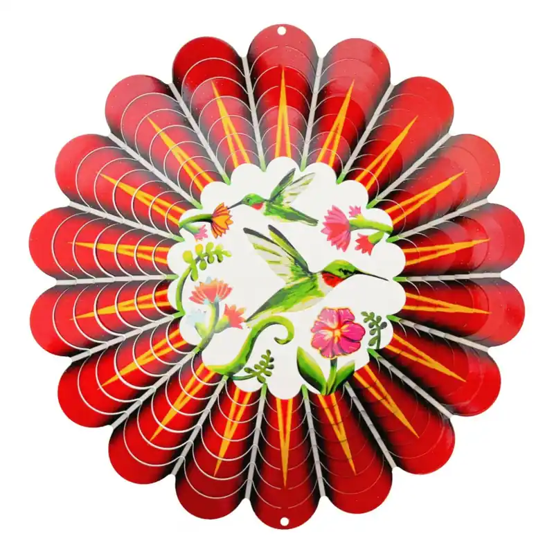 Spinfinity Designs 240 3D Hummingbird 12" Wind Spinner