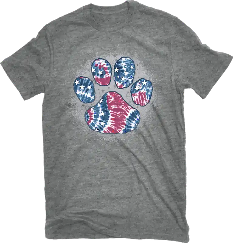 Pivotal Partners Women‘s Dog Paw T-Shirt Graphite AMPL-16285