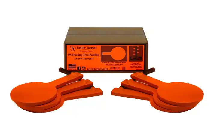 Taylor Targets Pro Series Dueling Tree AR500 Handgun Paddles - 6 Pack