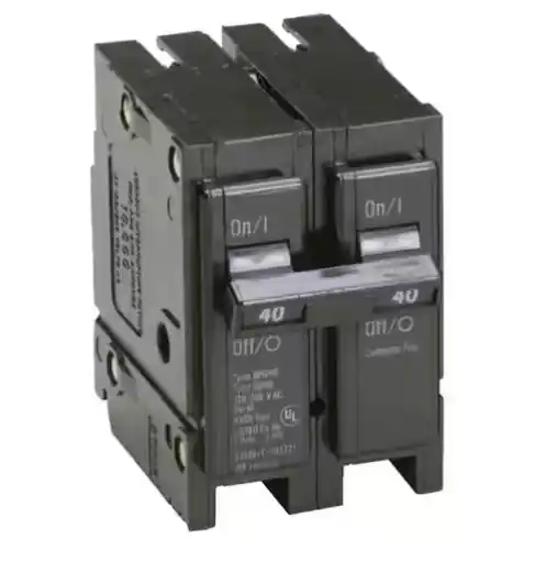 Eaton 40 Amps Plug in 2-Pole Circuit Breaker