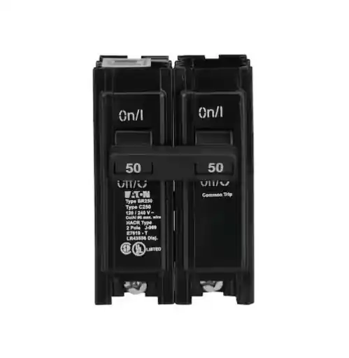 Eaton BR 50 Amp 120/240 Volts 2-Pole Circuit Breaker
