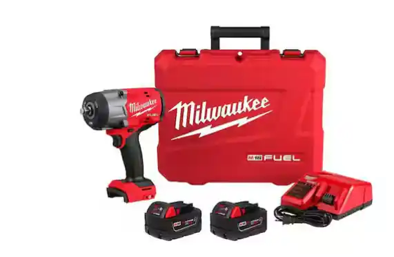 Milwaukee M18 FUEL™ 1/2" HTIW w/ Friction Ring & Grease Gun Combo Kit (2967-22)