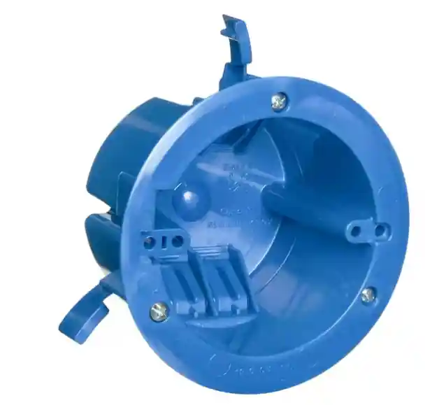 Carlon 1-Gang 18 cu. in. Electrical PVC Round Old Work Electrical Box (B618RR)