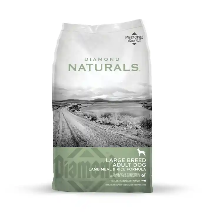 Diamond Naturals Large Breed Adult Dog Lamb Meal & Rice Formula 40lb