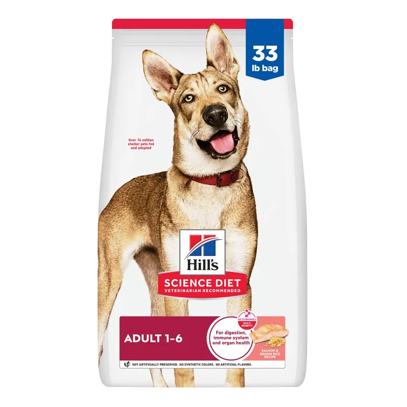 Hill‘s Science Diet Adult Dog Dry Food - Salmon & Brown Rice Recipe 33lb