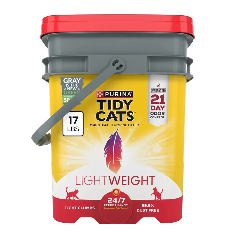 Purina Tidy Cats Lightweight 24/7 Performance Low Dust Clumping Cat & Kitty Litter - 17lb