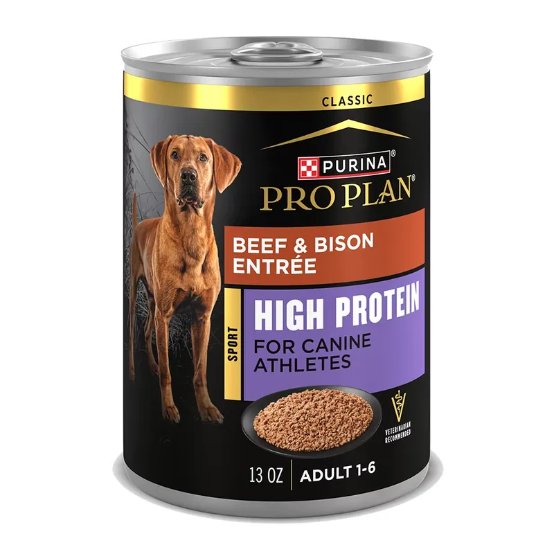 Purina Pro Plan Sport High Protein Beef & Bison Classic Entrée Wet Dog Food - 13 oz