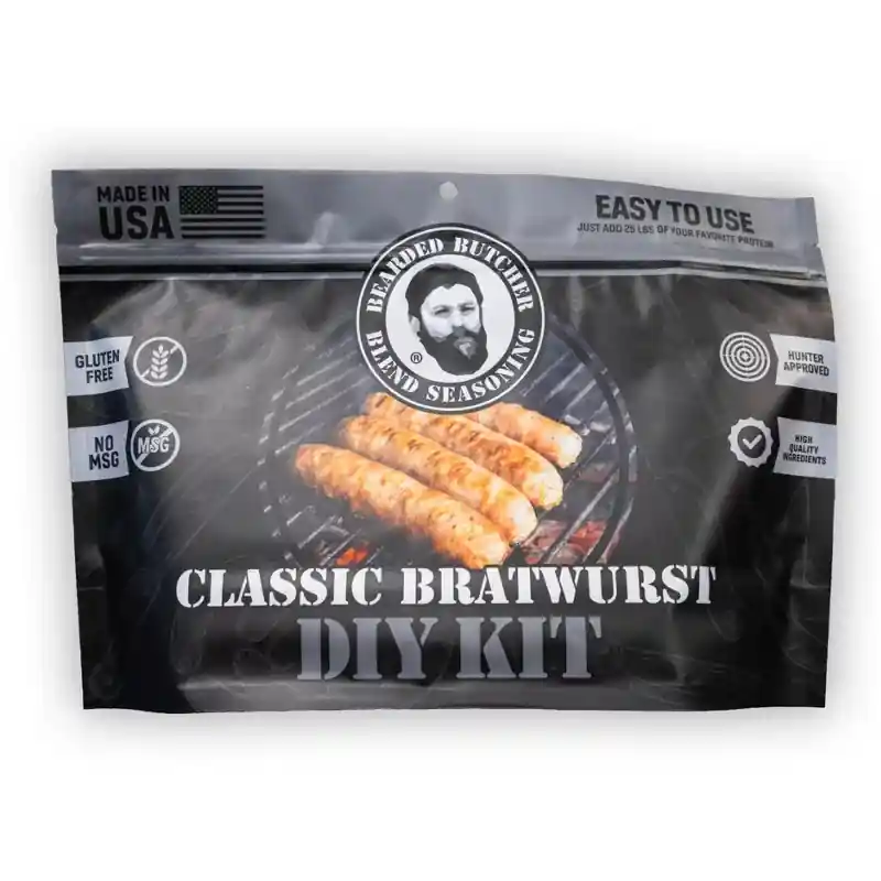 Bearded Butchers Classic Bratwurst DIY Kit w/ Collagen Casings