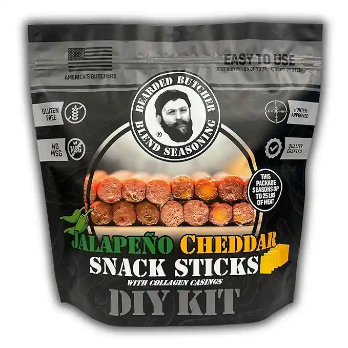 Bearded Butchers Jalapeño Cheddar Snack Sticks DIY Kit