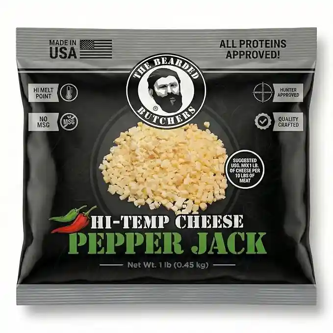 Bearded Butchers High Temperature Pepper Jack Cheese - 1lb