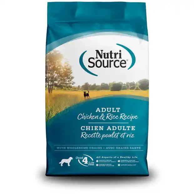 NutriSource Adult Chicken and Rice Formula Dry Dog Food