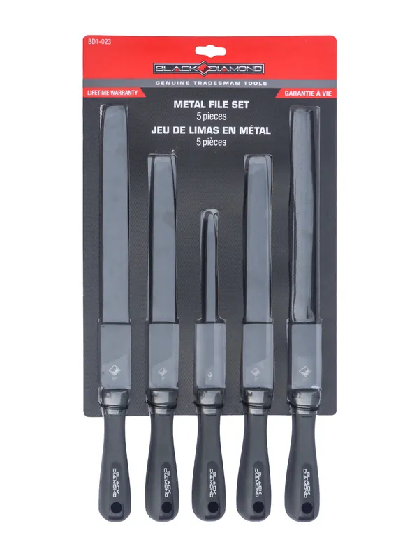 Black Diamond Molded Metal File Set - 5-Piece (BD1-023)