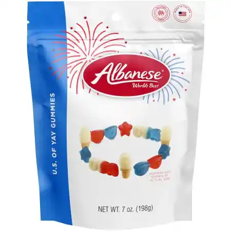 Albanese World‘s Best U.S. of Yay Gummi Candy - 7 oz