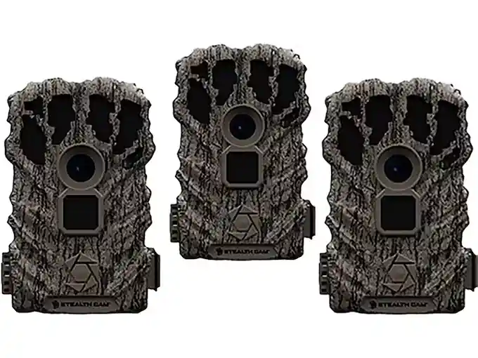 Stealth Cam Browtine 22MP Trail Camera - 3 Pack