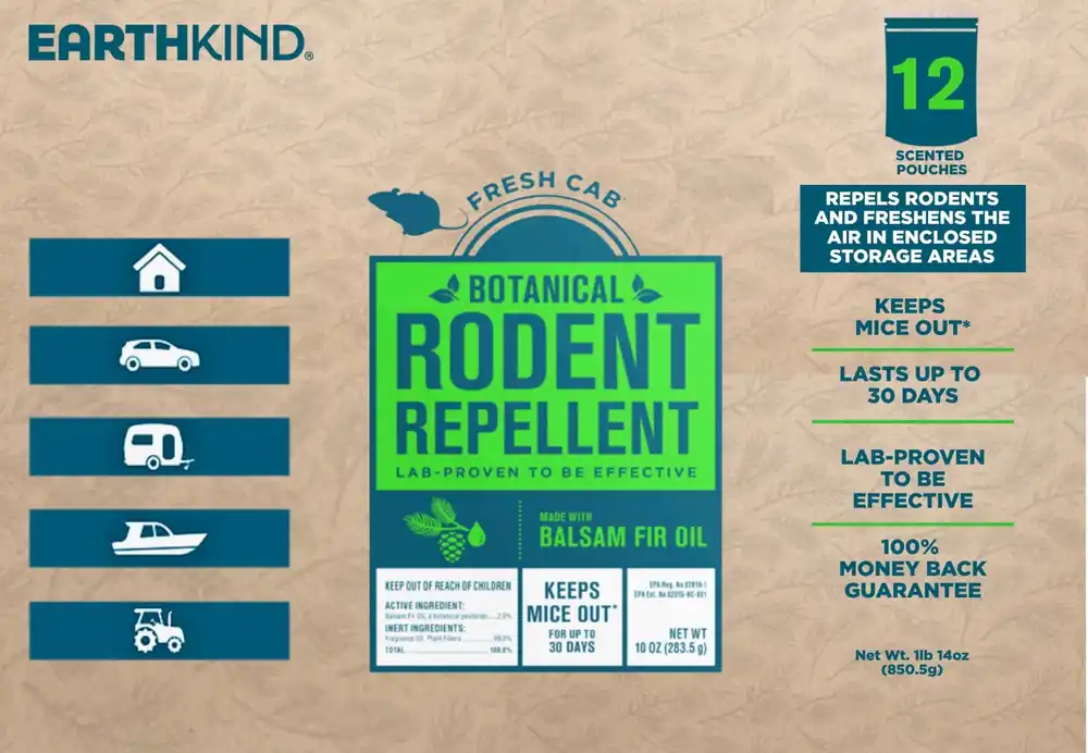Fresh Cab® Botanical Rodent Repellent - 12 pack