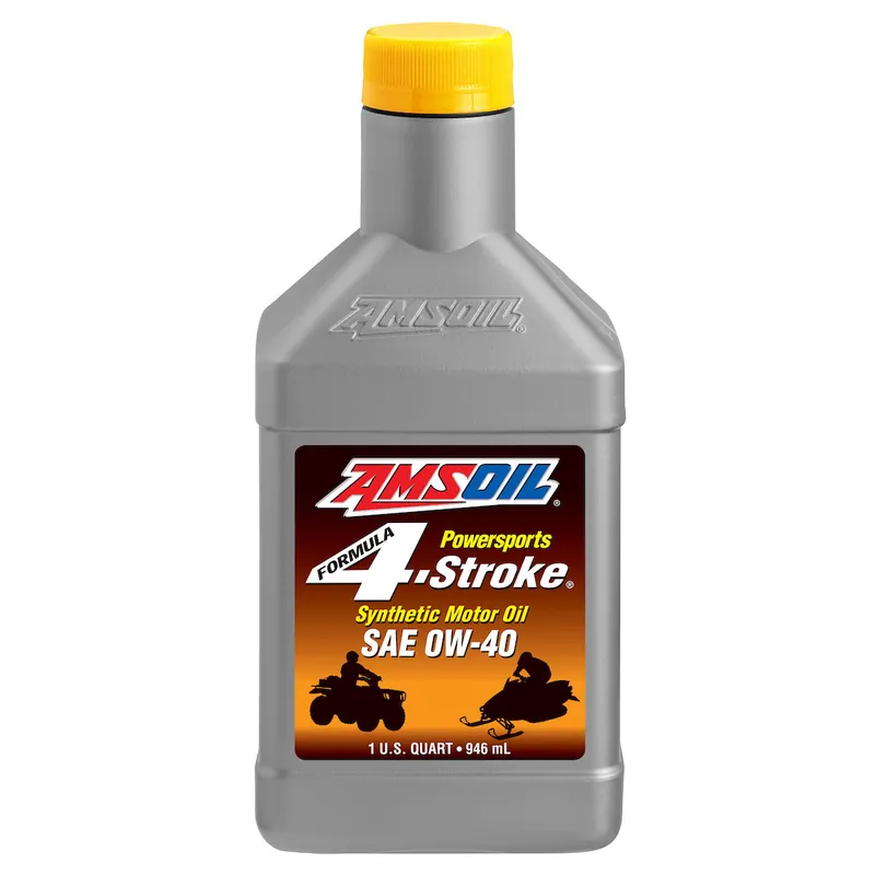 AMSOIL Formula 4-Stroke® Powersports 0W-40 Synthetic Motor Oil - 1 Quart