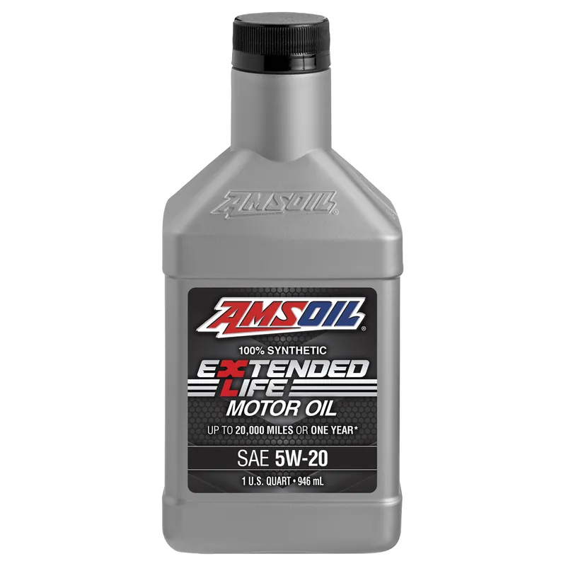 AMSOIL Extended-Life 5W-20 100% Synthetic Motor Oil - 1 Quart
